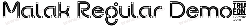 Malak Regular Demo字体转换